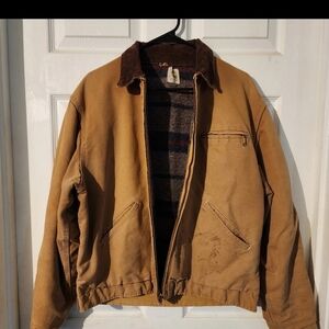 1960’s WOOL LINED Carhartt Big C Detroit Jacket Mens Large RARE Horizon Blanket